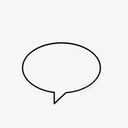 对话框消息气泡漫画对话框图标高清图片