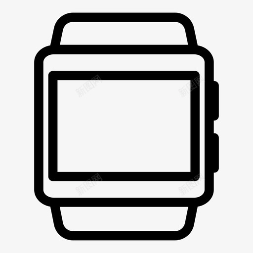 苹果手表德维德智能手表图标svg_新图网 https://ixintu.com 手表 智能 维德 苹果