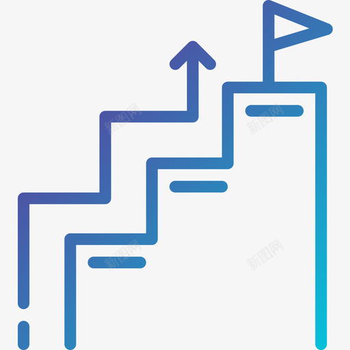 楼梯商务坡度图标svg_新图网 https://ixintu.com 商务 坡度 楼梯