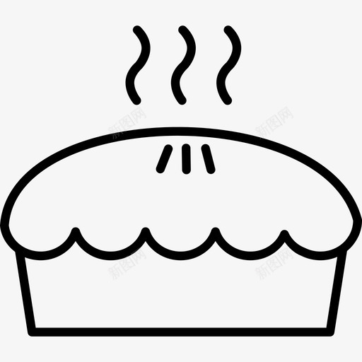 面包店面包甜点图标svg_新图网 https://ixintu.com 派 甜品 甜点 面包 面包店 食物