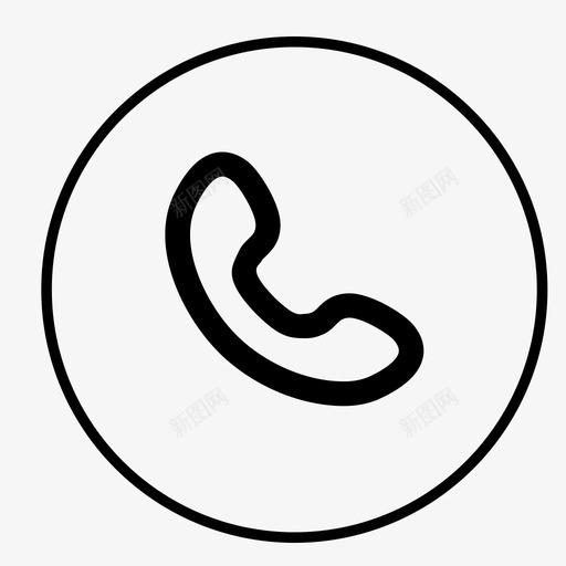 联系电话svg_新图网 https://ixintu.com 联系电话 电话