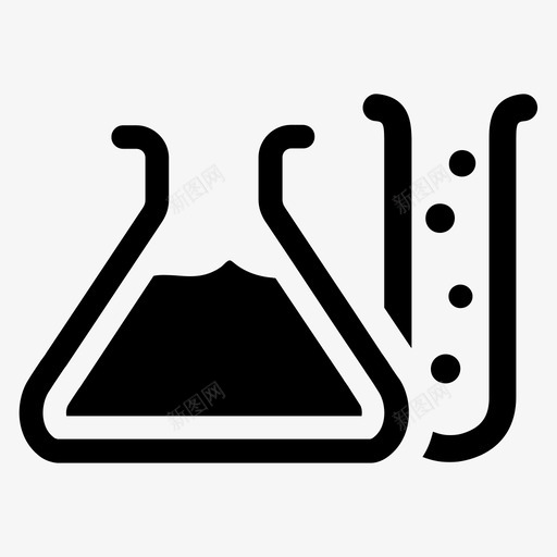 实验室研究化学实验图标svg_新图网 https://ixintu.com 化学 实验 实验室 教育 研究