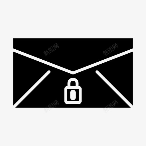 电子邮件锁定计算机邮件信封图标svg_新图网 https://ixintu.com 信件 信封 安全 电子邮件 计算机 邮件 锁定