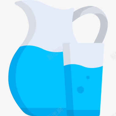 水营养4平坦图标图标