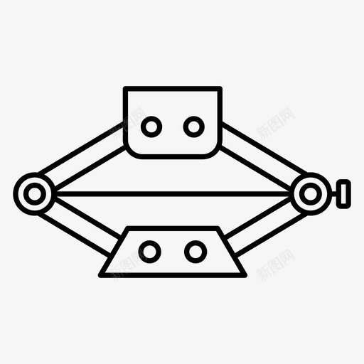 升降机汽车维护图标svg_新图网 https://ixintu.com 修理 升降机 汽车 维护 车辆