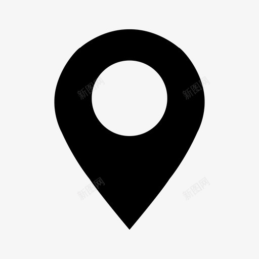 位置gps地图pin图标svg_新图网 https://ixintu.com gps pin 位置 商店 地图 手机 智能 标签