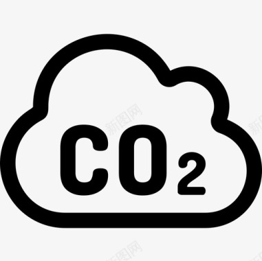 二氧化碳智能农场20线性图标图标
