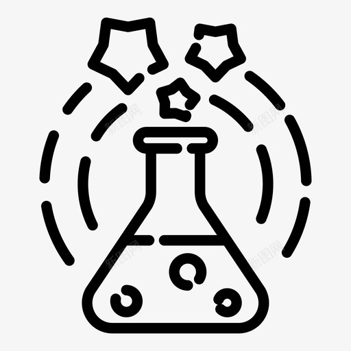 烧瓶炼金术万圣节图标svg_新图网 https://ixintu.com 万圣节 实验室 炼金术 烧瓶 药剂 魔法
