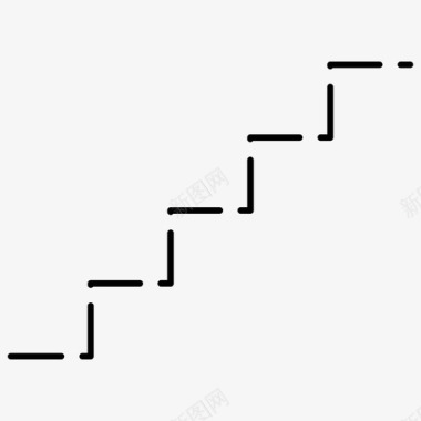 楼梯基本ui虚线图标图标