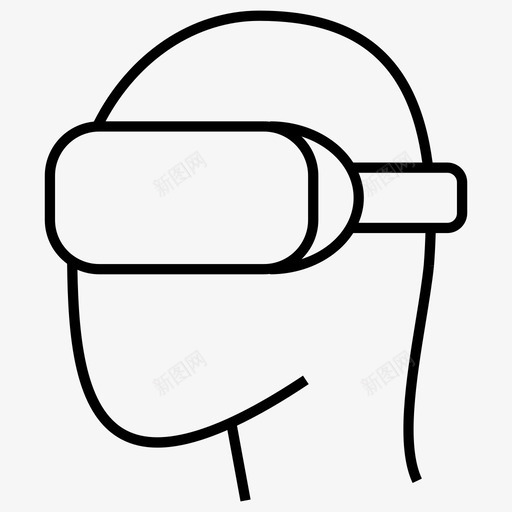 虚拟现实小工具耳机图标svg_新图网 https://ixintu.com 小工具 耳机 虚拟现实 虚拟现实夏普