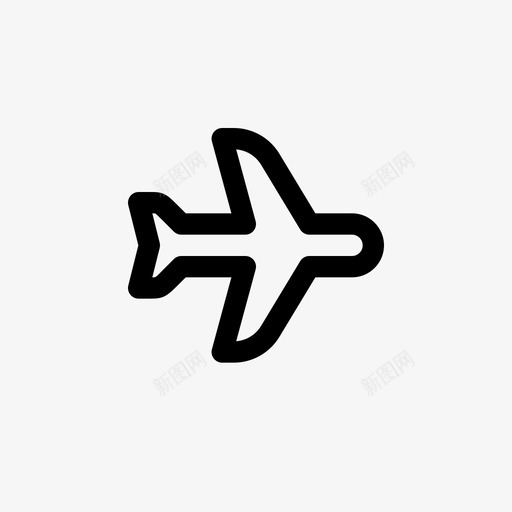 飞机喷气机模式图标svg_新图网 https://ixintu.com 喷气机 天空 模式 用户界面 迷你 飞机