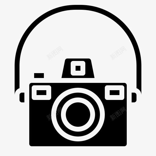 照相机快乐无镜图标svg_新图网 https://ixintu.com 快乐 摄影 无镜 照片 照相机 照相机实心 皮带