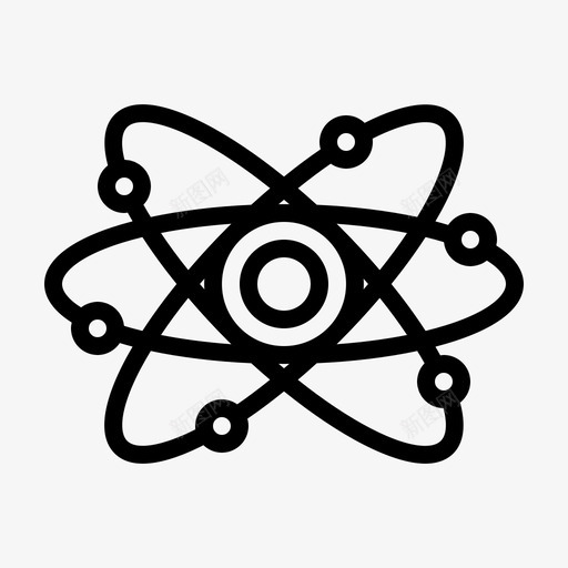 原子实验室实验室设备图标svg_新图网 https://ixintu.com 原子 实验室 实验室设备 核 物理