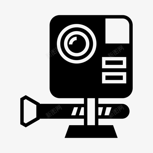 动作摄像机设备镜头图标svg_新图网 https://ixintu.com 动作摄像机 半摄像机 摄像机 设备 镜头