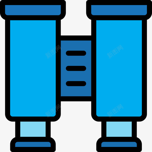 双筒望远镜旅行169线性彩色图标svg_新图网 https://ixintu.com 双筒望远镜 旅行169 线性彩色