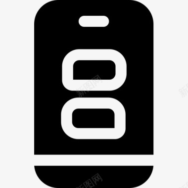手机社交媒体105已填充图标图标