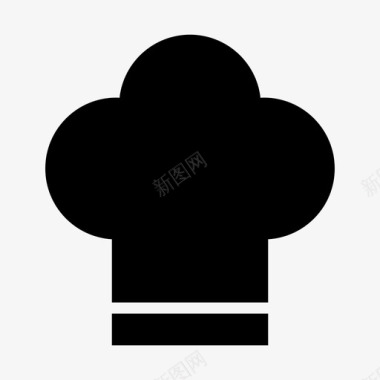 厨师帽烹饪食物图标图标