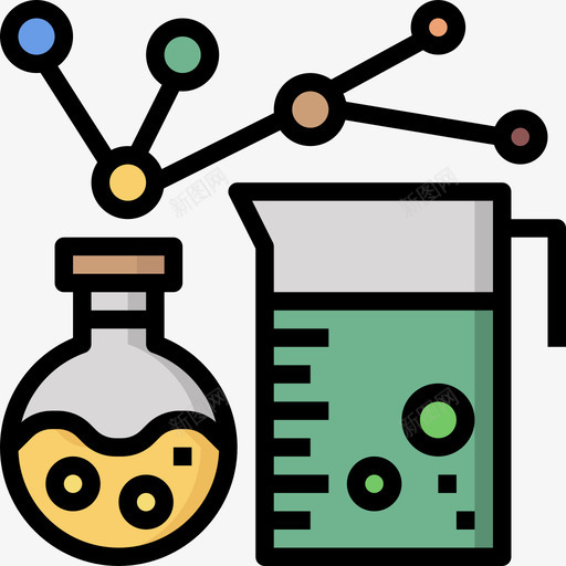 腐蚀性遗传学和生物工程3线性颜色图标svg_新图网 https://ixintu.com 生物工程 线性 腐蚀性 遗传学 颜色