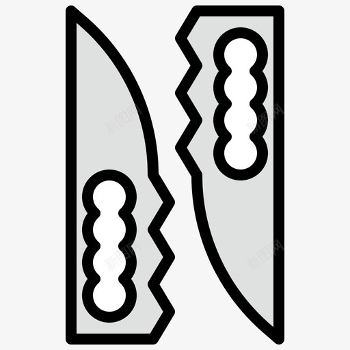 刀忍者龟线颜色图标svg_新图网 https://ixintu.com 忍者 颜色