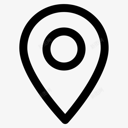 地图信息位置图标svg_新图网 https://ixintu.com 位置 信息 地图 实体 用户界面