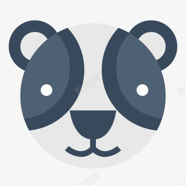 熊猫熊动物园15公寓图标图标