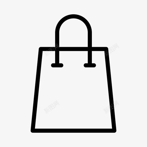 购物袋采购销售图标svg_新图网 https://ixintu.com 出售 商业 购物 购物袋 采购 销售