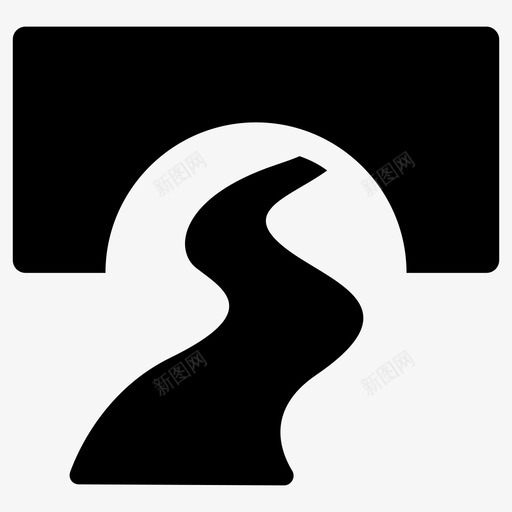桥梁立交桥河流图标svg_新图网 https://ixintu.com 交通 桥梁 河流 立交桥 道路