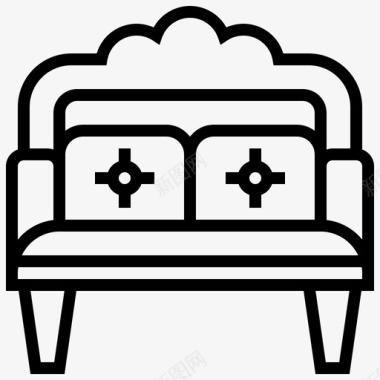 沙发装饰家具图标图标