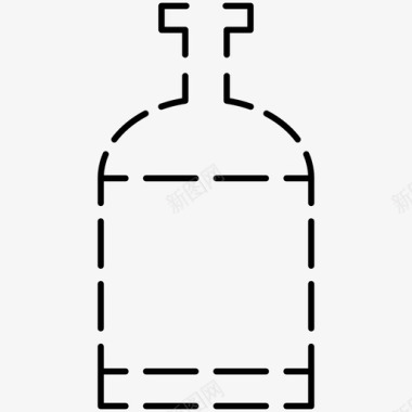 瓶子饮料伏特加图标图标
