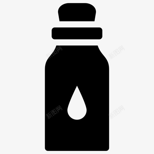 油瓶食用油精油图标svg_新图网 https://ixintu.com 快餐字形图标 水果 油瓶 精油 蔬菜 食品 食用油