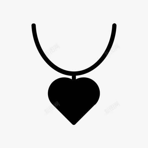 项链珠宝珍珠图标svg_新图网 https://ixintu.com 珍珠 珠宝 购物 购物线路和雕刻 项链