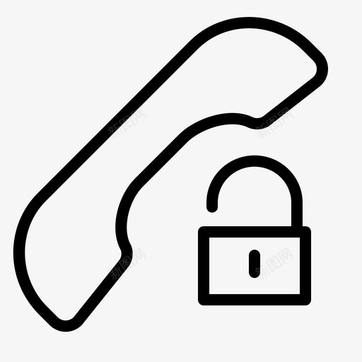 解锁呼叫通信消息和呼叫图标svg_新图网 https://ixintu.com 呼叫 消息 解锁 通信