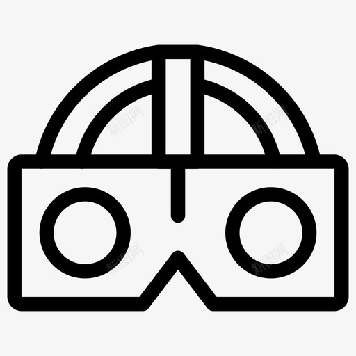 vr头盔虚拟现实vr耳机图标svg_新图网 https://ixintu.com vr头盔 vr耳机 虚拟现实