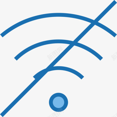 Wifi移动功能2蓝色图标图标