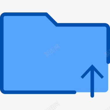 文件夹文件夹和文件夹12蓝色图标图标