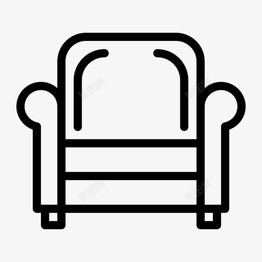 沙发座家具家具及家居装饰图标svg_新图网 https://ixintu.com 家具 家具及家居装饰 沙发座