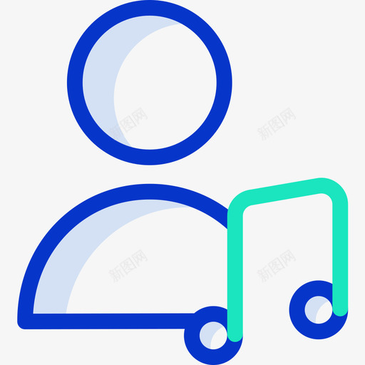 用户基本图标轮廓颜色svg_新图网 https://ixintu.com 图标 基本 用户 轮廓 颜色