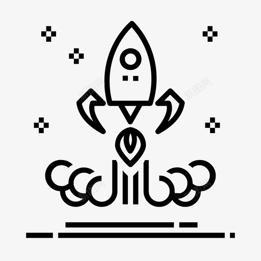 火箭科学航空航天航天飞机图标svg_新图网 https://ixintu.com 宇宙飞船 火箭 科学 航天飞机 航空航天