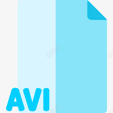 Avi文件文件和文档31平面图标图标