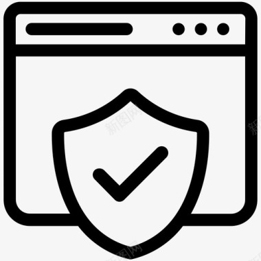 浏览器保护安全网络安全图标图标