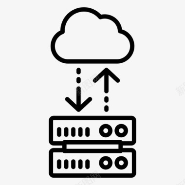 服务器网站服务器和主机概述图标图标