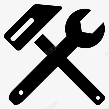 工具建造锤子图标图标