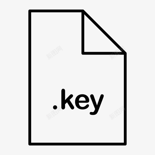密钥文件格式图标svg_新图网 https://ixintu.com 密钥 文件 格式 类型