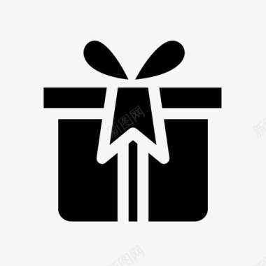 礼品盒子电子商务图标图标