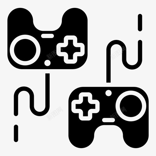 游戏控制器游戏板游戏玩家图标svg_新图网 https://ixintu.com 技术 控制器 游戏 玩家 甜心 视频