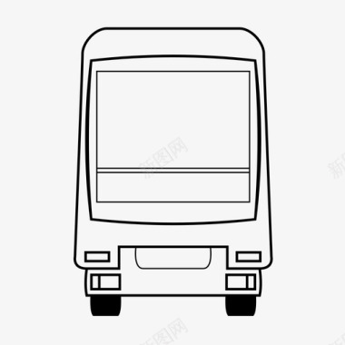 地铁公共汽车公共交通图标图标