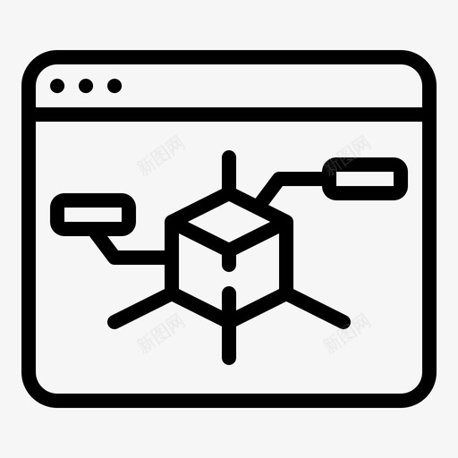 三维建模应用盒子图标svg_新图网 https://ixintu.com 三维 原型 应用 建模 盒子 计算机