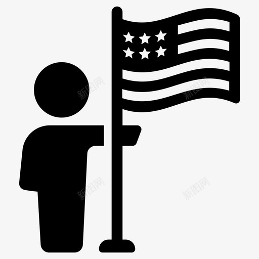 美国国旗美利坚合众国图标svg_新图网 https://ixintu.com 合众国 国旗 美利坚 美国