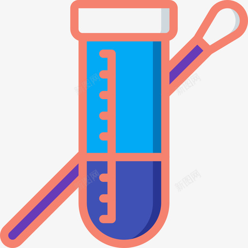 棉签祖先4线状颜色图标svg_新图网 https://ixintu.com 棉签 祖先4 线状颜色