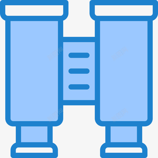 双筒望远镜旅行182蓝色图标svg_新图网 https://ixintu.com 双筒 旅行 望远镜 蓝色